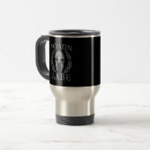 Mug De Voyage Molon Labe Grunge Armure spartiate (Devant gauche)