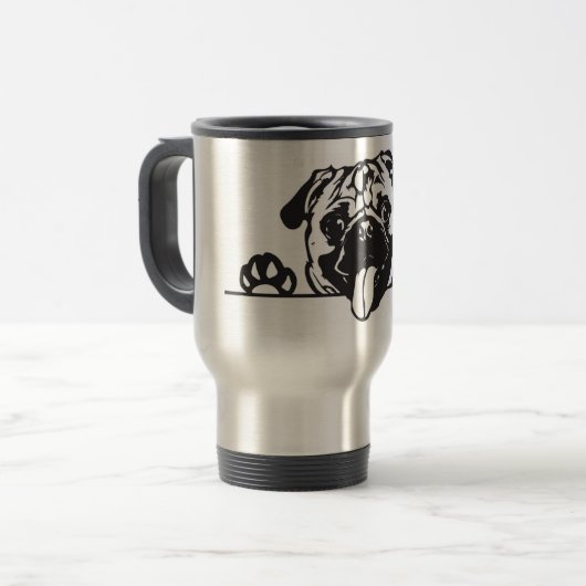 Mug De Voyage Mon Carlin (Devant gauche)