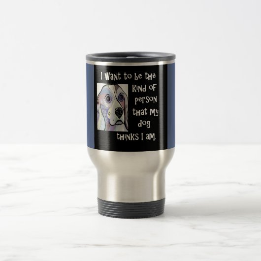 Mug De Voyage Mon chien mon inspiration (Centre)