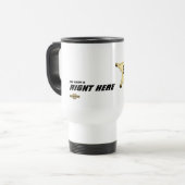 Mug de voyage "Mon nom est juste ici" (Devant gauche)