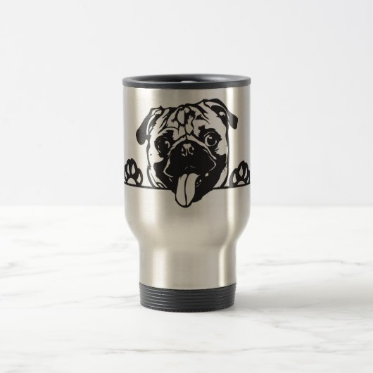 Mug De Voyage Mon Pug (Centre)