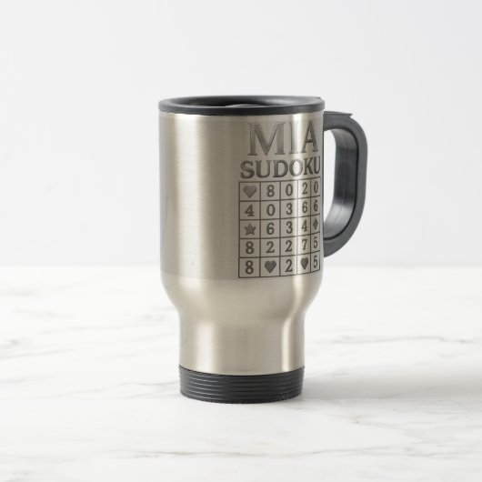 Mug De Voyage Mon sudoku manqué (Devant droit)