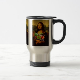 Mug De Voyage Mona Lisa aime des légumes