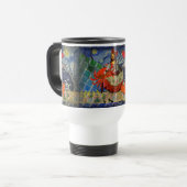 Mug De Voyage Mona Lisa Fun Zodiac Whimsical (Devant gauche)