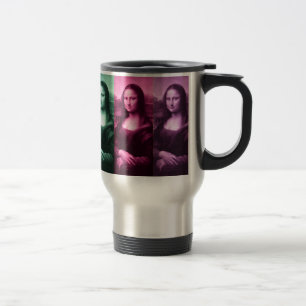 Mug De Voyage Mona Lisa Rose vert violet