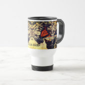 Mug De Voyage Monarque Papillon Nature Personnalisée (Devant droit)
