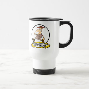 MUG DE VOYAGE MONDE LE PLUS GRAND SCOUT LEADER HOMME CARTOON