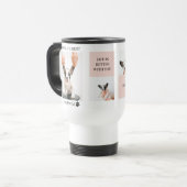 Mug De Voyage Monde Meilleur chien maman | Photo Collage | Paste (Devant gauche)