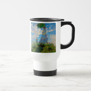Mug De Voyage Monet Femme Parasol Impressionnisme