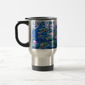 Mug De Voyage Monet : Water Lys 1919, fleurs roses douces (Gauche)