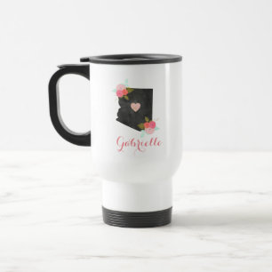 Mug De Voyage Monogram Arizona State Moveable Heart City