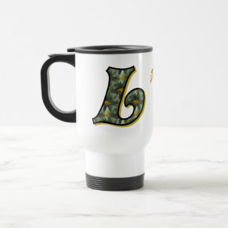Mug De Voyage Monogramme Daisy Initiale L Personnalisé