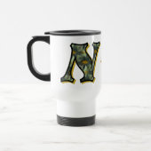 Mug De Voyage Monogramme Daisy Initiale N Personnalisé (Gauche)