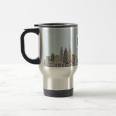 Mug De Voyage Monogramme d'art urbain moderne (Gauche)