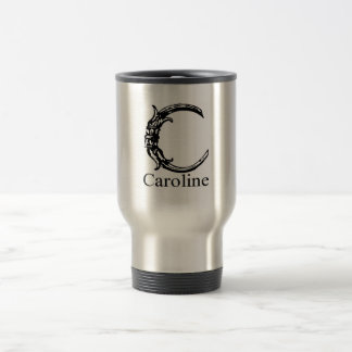 Mug De Voyage Monogramme de fantaisie : Caroline