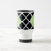 Mug De Voyage Monogramme de Quatrefol noir vert (Centre)