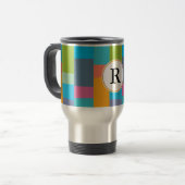 Mug De Voyage monogramme et coloré modelés (Devant gauche)