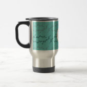Mug De Voyage monogramme et feuille (Gauche)