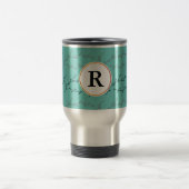 Mug De Voyage monogramme et feuille (Centre)