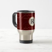 Mug De Voyage monogramme et feuille (Devant gauche)