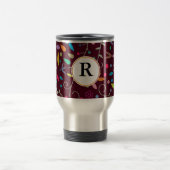 Mug De Voyage monogramme et motif coloré (Centre)