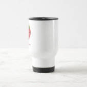 Mug De Voyage Monogramme jolie fraise kawaii (Centre)