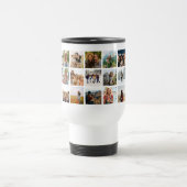 Mug De Voyage Monogramme moderne 15 Photos Collage photo (Centre)