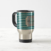 Mug De Voyage Monogramme personnalisable (Devant gauche)