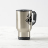 Mug De Voyage Monogramme personnalisé initial (Devant droit)