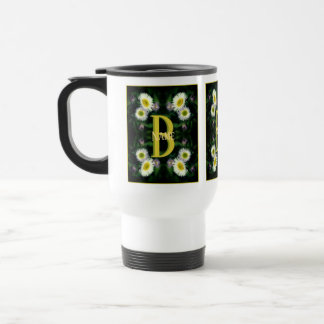 Mug De Voyage Monogramme personnalisé Votre initiale Nom Art de