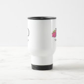 Mug de voyage Monogramme Rose Azalea (Centre)