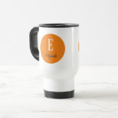 Mug De Voyage monogramme Twilight nom customisé et initiale (Devant gauche)