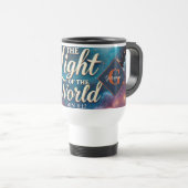 Mug De Voyage Monogramme Vibrant Christian Halloween Bible Verse (Devant droit)