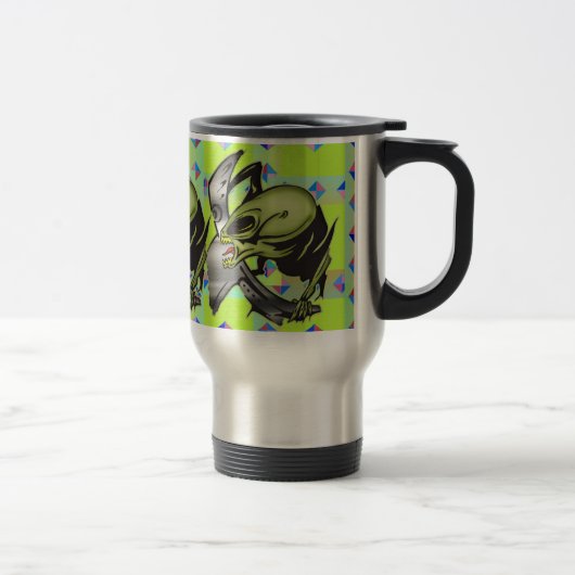 Mug De Voyage Monstres d'espace extra-atmosphérique (Droit)