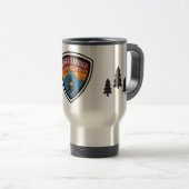 Mug De Voyage Montagnes fumées (Devant droit)