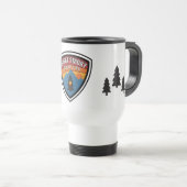 Mug De Voyage Montagnes fumées (Devant droit)