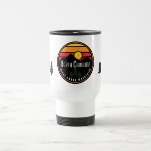 Mug De Voyage Montagnes fumées Caroline du Nord 