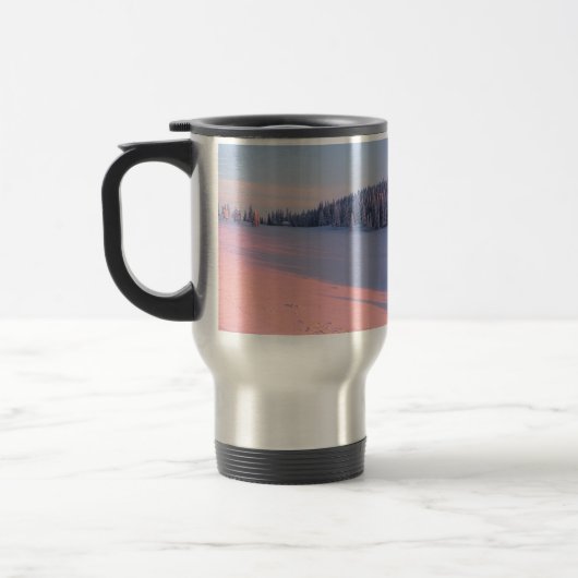 Mug De Voyage Montagnes neigeuses (Gauche)