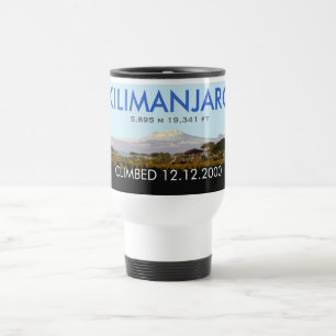 Mug De Voyage Montée personnalisable de Mt Kilimanjaro