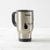 Mug De Voyage Monteurs de lignes puisque (Devant gauche)