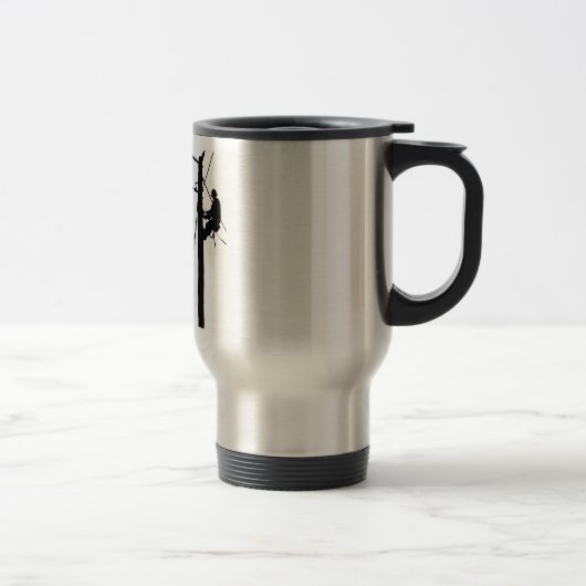 Mug De Voyage Monteurs de lignes puisque (Droit)