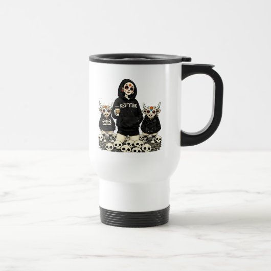 Mug De Voyage Montre Calavera & Coo (Droite)