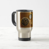 Mug De Voyage Montre Steampunk (Devant gauche)
