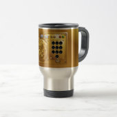 Mug De Voyage Montre Steampunk (Devant droit)