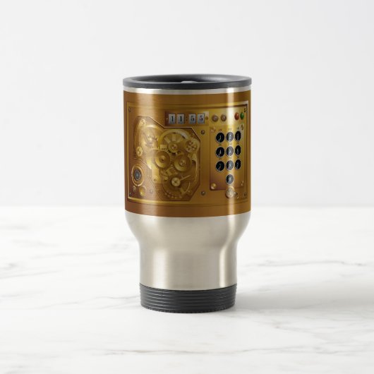 Mug De Voyage Montre Steampunk (Centre)