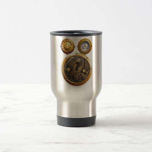 Mug De Voyage Montre Steampunk (Centre)