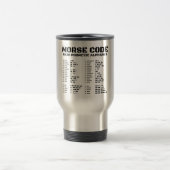 Mug De Voyage Morse Code Alphabet phonétique OTAN (Centre)