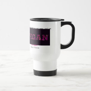 Mug De Voyage Mosaïque "végétalienne" de fleur - et citation