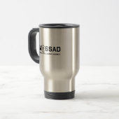 Mug De Voyage Mossad - Agence de renseignement israélienne - IDF (Devant gauche)