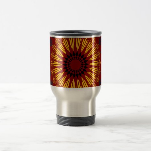 Mug De Voyage Motif Abstrait (Centre)